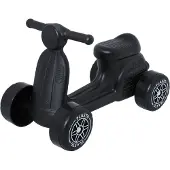 Plasto Scooter hiljaisilla pyörillä - Musta - - OneSize - Kolmipyörät