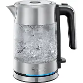 Russell Hobbs Compact Home 24191-70 -vedenkeitin, 0,8 l, 2200 W, lasi/ruostumaton teräs