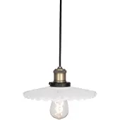 Globen Lighting Cobbler hissivalaisin Ø 25 cm Valkoinen
