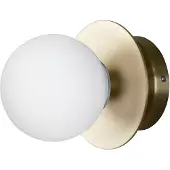 Globen Lighting Art Deco IP44 seinävalaisin/kattovalaisin Harjattu messinki