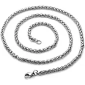 Northern Viking Jewelry Wheat Chain Link NVJKE005 kaulaketju 45 cm