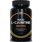 QNT Maxi L Carnitine Energy and Fat Burner Tabletter - 1000 mg - Förpackning om 90