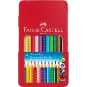 Faber-Castell Värikynät - Grip - Vesiväri - 12 kpl - Multi - - OneSize - Värityssarjat