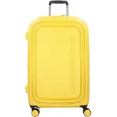 Mandarina Duck Logoduck + 4-pyöräinen vetolaukku M 32 cm Laajennettava Keltainen