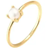 Elli Sormus 'Pearl' kulta / helmenvalkoinen