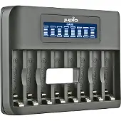 Jupio USB 8-slot Octo Battery Charger LCD AA/AAA