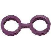 Doc Johnson Japanilainen Bondage Silikoni käsiraudat - Violetti