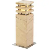 QAZQA Moderni ulko-lattiavalaisin hiekkakivi 40 cm - Grumpy