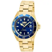 Invicta Pro Diver Quartz Wristwatch Male Gold