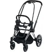Cybex Priam 3 runko, sis. istuinkehikko Chrome Black (musta aisa)