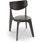 Tom Dixon Slab Dining tuoli Musta