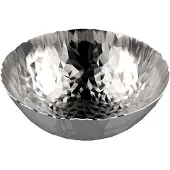 Alessi Round Basket In 18/10 Stainless Steel - Silver - D20.7CM