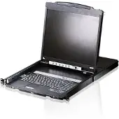 Aten 8-Port Dual Rail LCD