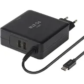 Huvipiste DELTACO USB-C PD Laturi 85W + 2 USB-A