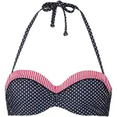 s.Oliver Bikinitoppi marine / punainen / valkoinen