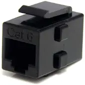 StarTech.com Suojattu FTP Cat6 RJ-45 Keystone Coupler -jatkoliitin, musta