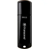 Transcend JetFlash 700 USB 3.1 Gen 1 64 Gt -muistitikku, musta