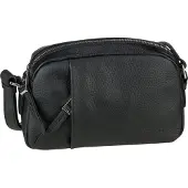 PICARD Pure Crossbody-laukku Nahka 21 cm Musta