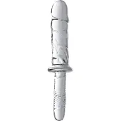 Shots Brutus Lasinen Tupladildo 29 cm - Clear