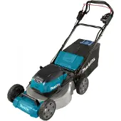 Makita Akkukäyttöinen ruohonleikkuri itsevetävä DLM532PT4; 2x18 V; 4x5,0 Ah akku