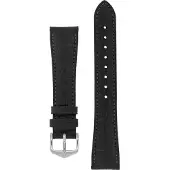 Hirsch Aristocrat musta nahkaranneke 038 28 0 50 18mm