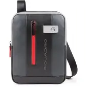 Piquadro Urban Crossbody-laukku Nahka 21 cm Harmaa