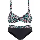 Venice beach Bikini turkoosi / punainen / musta / valkoinen