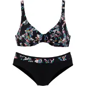 Petite fleur Bikini monivärinen / musta