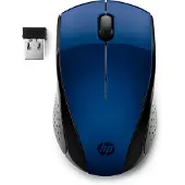HP :n langaton hiiri 220 (lumierensininen), Molempikätinen, Langaton RF, 1600 DPI, Sininen