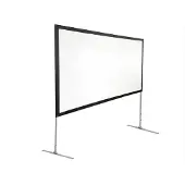 Multibrackets M Fast-fold - Heijastusnäyttö - 180 tuuma (459 cm) - 16:9 - Matte White - musta