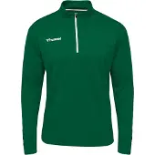 Hummel Harjoituspaita Authentic 1/2 Zip - Vihreä/Valkoinen, koko X-Large