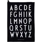 Design Letters keittiöpyyhe 40 x 60 cm 2-pakkaus Musta