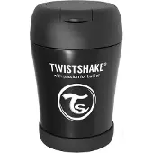 Twistshake Insulated Food Container 350Ml Black - Black - ONE SIZE