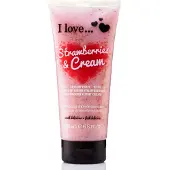 I Love … Strawberries & Cream 200 ml kuoriva suihkusmoothie