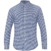 Ralph Lauren for man. 710549084010 Slim Fit Oxford Sport Shirt blue (S), Casual, Cotton, Classic, Long sleeve