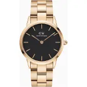 Daniel Wellington Iconic Link 36 Rose Gold Black DW00100210