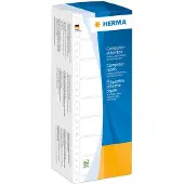 Herma 8212, Valkoinen, Itse kiinnittyvä tulostintarra, Selluloosa, Paperi, Pistematriisi, Matta, FSC Mix