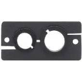 Kramer WCP-21(G) WALL PLATE INSERT - DUAL CABLE PASS-THROUGH (85-0001199)
