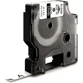 Dymo Rhino Industrial -vinyyliteippi 9 mm x 5,5 m, musta valkoisella pohjalla