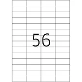 Herma 4609, Valkoinen, Suorakulmio, Kiinteä, Paperi, Matta, Laser/Inkjet