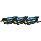 Lexmark 72K0Q00 Rumpu värijauheen siirtoon 3-pack, cyan, magent, keltainen