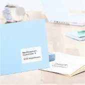 Herma 4667, Valkoinen, Paperi, Laser/Inkjet, Matta, Kiinteä, Pyöristetty suorakulmio