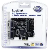 Logilink PC0033, PCIe, Rinnakkainen, Sarja, RS-232, PC, NetMOS, Windows 2000 Professional, Windows 7 Home Premium, Windows 7 Professional, Windows 7 U