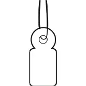 Herma 6949, Valkoinen, 1 cm, 22 mm, 1000 kpl, Kiina
