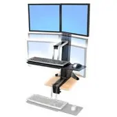 Ergotron – Workfit-s, dual sit-stand workstation (33-341-200)