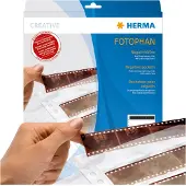 Herma 7767, Negatiivin tallennussivu, Läpinäkyvä, Polypropeeni (PP), 100 sivua