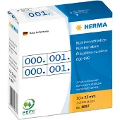 Herma 4887, Sininen, Suorakulmio, Paperi, 10 mm, 22 mm, 1000 kpl