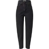 Levi's Farkut 'High Waisted Mom Jean' musta denim