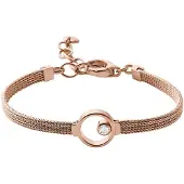 Skagen rannekoru Elin Rose Gold Tone Crystal Bracelet SKJ0851791