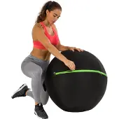 Tunturi Kuntosalipäällinen Gymball Cover 75cm, vihreä vetoketju